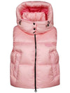 VINDEMIATRIX Hooded Padded Vest Neon Pink VDDV01325K0001 COL - DUVETICA - BALAAN 1