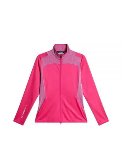 Women's Thelma Thermolight Mid-Layer Zip-Up Jacket Pink Peacock - J.LINDEBERG - BALAAN 2