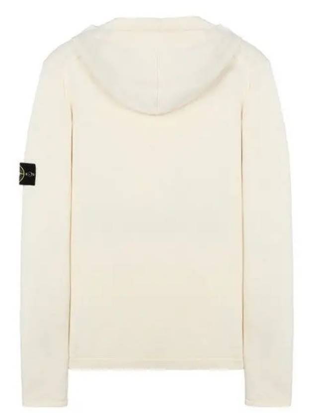 Logo Wappen Patch Hoodie Ivory - STONE ISLAND - BALAAN 3