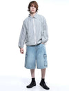 Women s SCWJ LG seersucker collar windbreaker jumper light gray - CHANCE'S NOI - BALAAN 9