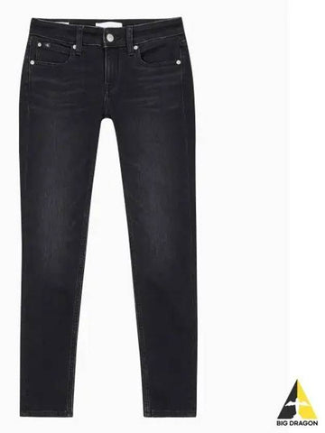 JEANS Women s Washed Black Body Fit 5 Pocket Ankle Denim J219166 1BY - CALVIN KLEIN - BALAAN 1