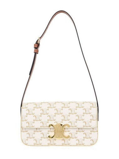 Triomphe Shoulder Bag White - CELINE - BALAAN 1