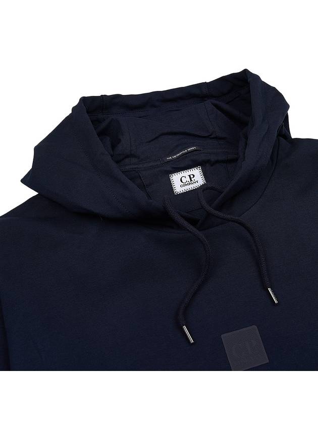 Cotton Blend Metropolis Hoodie Navy - CP COMPANY - BALAAN 6