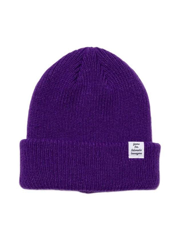 Classic Purple Beanie HM26GD020 - HUMAN MADE - BALAAN 1