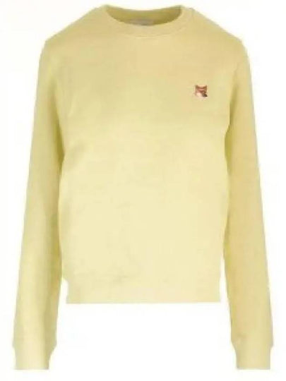 Fox Head Patch Regular Sweatshirt Yellow - MAISON KITSUNE - BALAAN 2