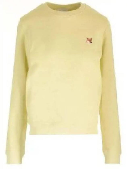 Fox Head Patch Regular Sweatshirt Yellow - MAISON KITSUNE - BALAAN 2