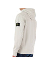 Signature Logo Patch Hoodie Beige - STONE ISLAND - BALAAN 5