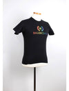 Wave logo slim fit short sleeve XS - BALENCIAGA - BALAAN 5