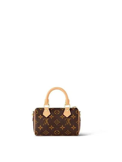 Nano Speedy Monogram Tote Bag Brown - LOUIS VUITTON - BALAAN 2