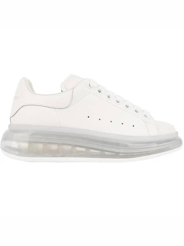 Oversized Clear Sole Low Top Sneakers White - ALEXANDER MCQUEEN - BALAAN 1