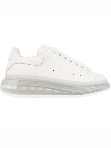 Oversized Clear Sole Low Top Sneakers White - ALEXANDER MCQUEEN - BALAAN 1