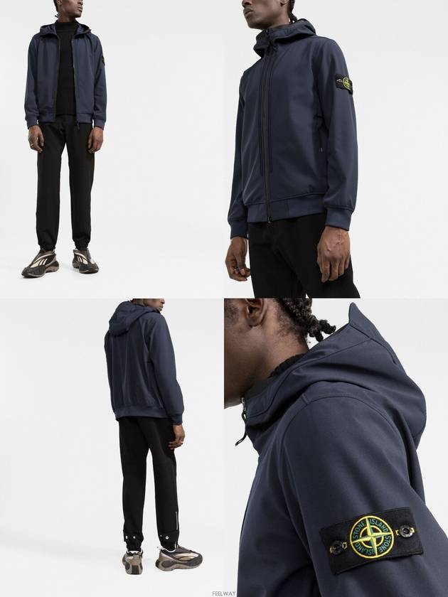 Crinkle Reps R NY Padding Navy - STONE ISLAND - BALAAN 3