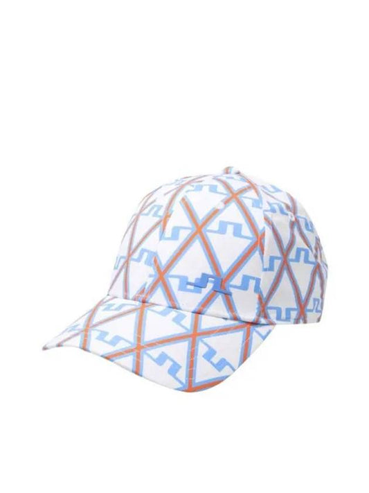 Jim Print Cap GMAC09229 A037 Men's Jim Print Cap - J.LINDEBERG - BALAAN 1