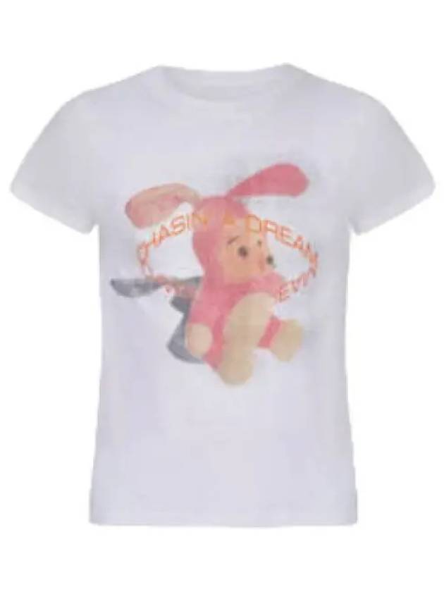 Shrunken Tee Shirt White - MARTINE ROSE - BALAAN 1