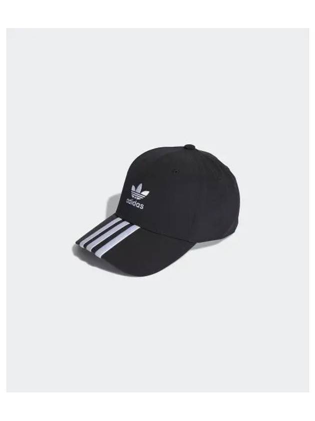 Trefoil Ball Cap Black - ADIDAS - BALAAN 1