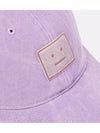 Patch Logo Cotton Ball Cap Purple - ACNE STUDIOS - BALAAN 4