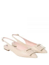 Gometine Lacrod Buckle Ballerina White - ROGER VIVIER - BALAAN 2