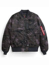 MA 1 Mode Flight Jacket MJM53504C1 BLACK BLUR CAMO - ALPHA INDUSTRIES - BALAAN 1