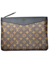 Daily Monogram Pouch Bag Brown Black - LOUIS VUITTON - BALAAN 3