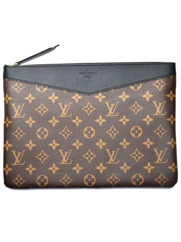 Daily Monogram Pouch Bag Brown Black - LOUIS VUITTON - BALAAN 3