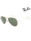 Aviator Eyewear Classic Metal Sunglasses Gold Green - RAY-BAN - BALAAN 2