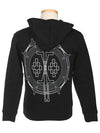 CMBB007 F1600 2017 1001 CERRO ESCORIAL HOOD BLACK Sweat Man - MARCELO BURLON - BALAAN 2