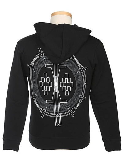 CMBB007 F1600 2017 1001 CERRO ESCORIAL HOOD BLACK Sweat Man - MARCELO BURLON - BALAAN 2