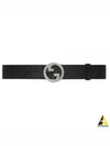 Blondie Wide Leather Belt Black - GUCCI - BALAAN 2