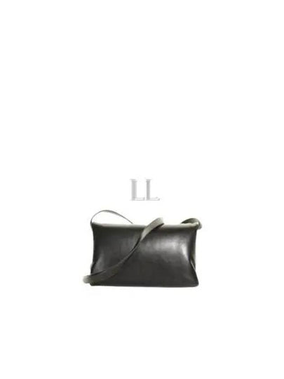 Prisma Medium Leather Shoulder Bag Black - MARNI - BALAAN 2