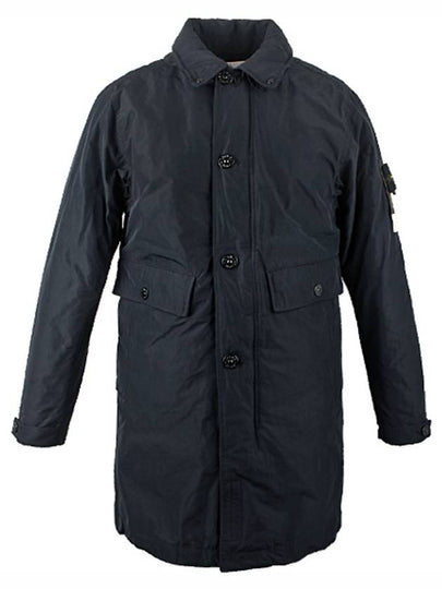 Microlabs Waffen Hood Primaloft Long Jacket Men s Jumper Navy 711570526 V0020 - STONE ISLAND - BALAAN 2