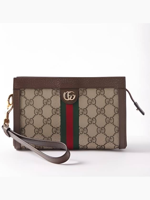 Ophidia GG Clutch Bag Brown - GUCCI - BALAAN 2