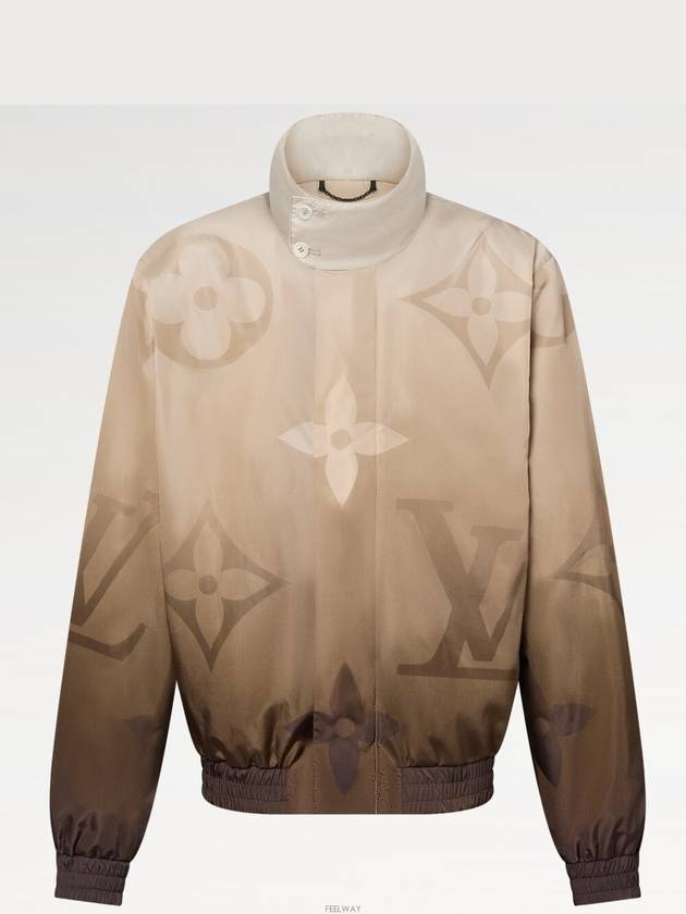 1AFYAO Monogram Printed Light Nylon Windbreaker - LOUIS VUITTON - BALAAN 1