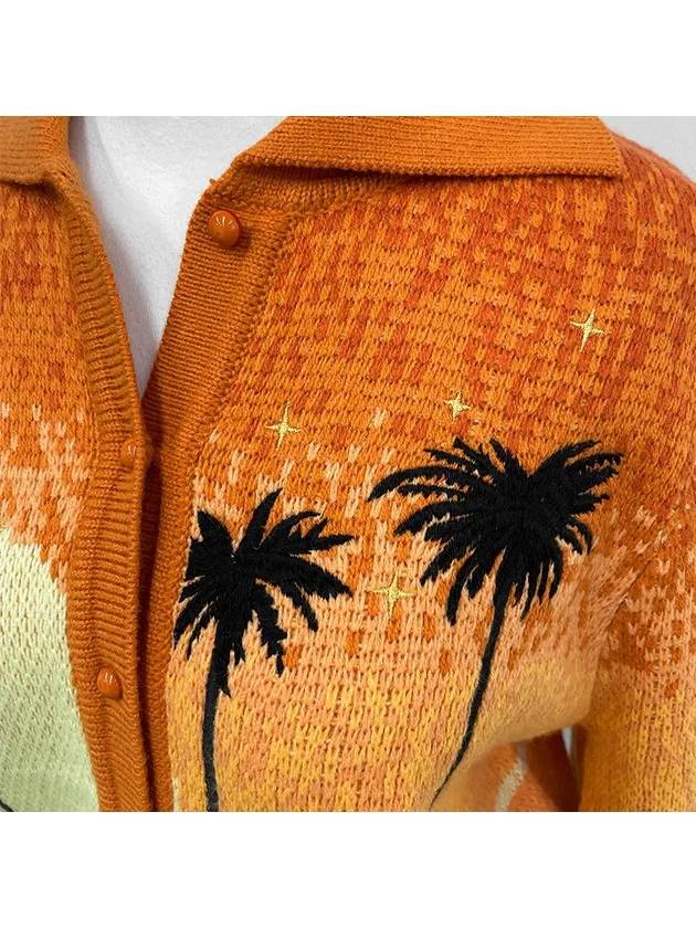 Women's Golden Hour Tripper Cardigan Orange - HOUSE OF SUNNY - BALAAN 5