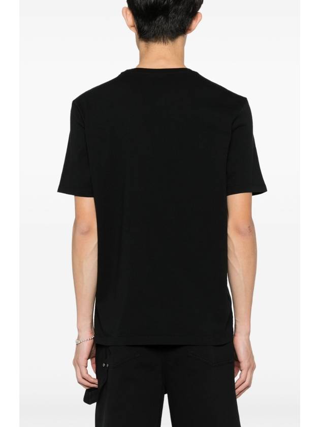 Fox Head Patch Classic Short Sleeve T-Shirt Black - MAISON KITSUNE - BALAAN 5