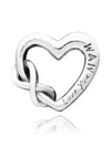 Love You Mom Infinity Heart Charm Silver - PANDORA - BALAAN 3