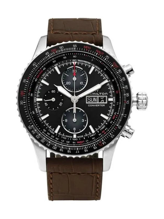 Khaki Aviation Automatic Watch Brown - HAMILTON - BALAAN 2
