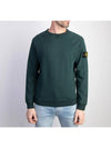 OLD Treatment Wappen Patch Crew Neck Sweatshirt Green - STONE ISLAND - BALAAN 2