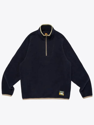 Fleece half zip pullover navy HM28CS019 - HUMAN MADE - BALAAN 1