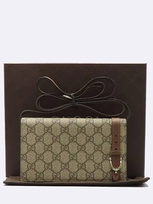 354086 GG Supreme Canvas Wallet and Crossbag - GUCCI - BALAAN 1