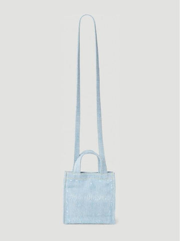 Denim Logo Mini Tote Bag Crossbody Bag - ACNE STUDIOS - BALAAN 1