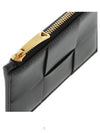 Intrecciato Zipper Card Wallet Black - BOTTEGA VENETA - BALAAN 6