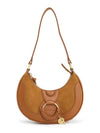 Hana Half Moon Leather Shoulder Bag Brown - CHLOE - BALAAN 2