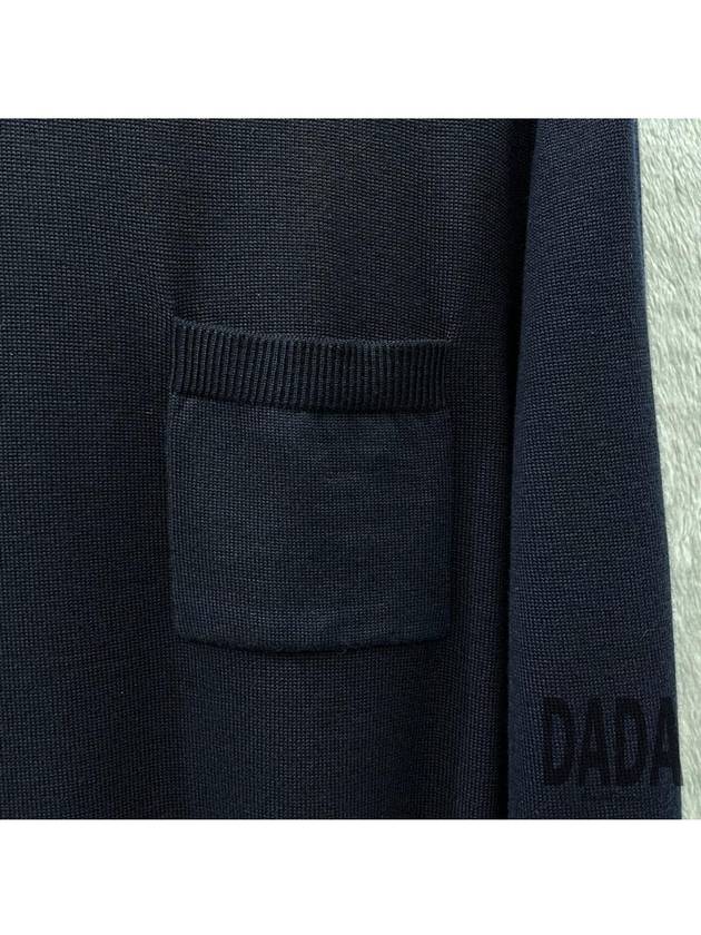 Diagonal armband pocket wool knit - THOM BROWNE - BALAAN 3