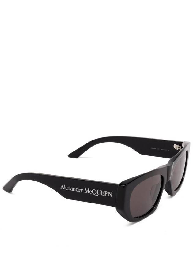 Eyewear Logo Print Geometric Frame Sunglasses AM0450S - ALEXANDER MCQUEEN - BALAAN 3