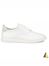Women's Minimalist Leather Low Top Sneakers White - ECCO - BALAAN 2