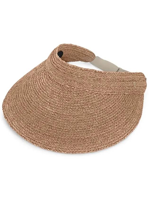 Kirsten Raffia Visor Hat Nougat - HELEN KAMINSKI - BALAAN 5