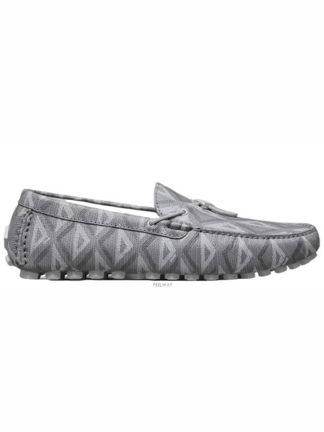 CD Diamond Drawstring Loafers Grey - DIOR - BALAAN 6