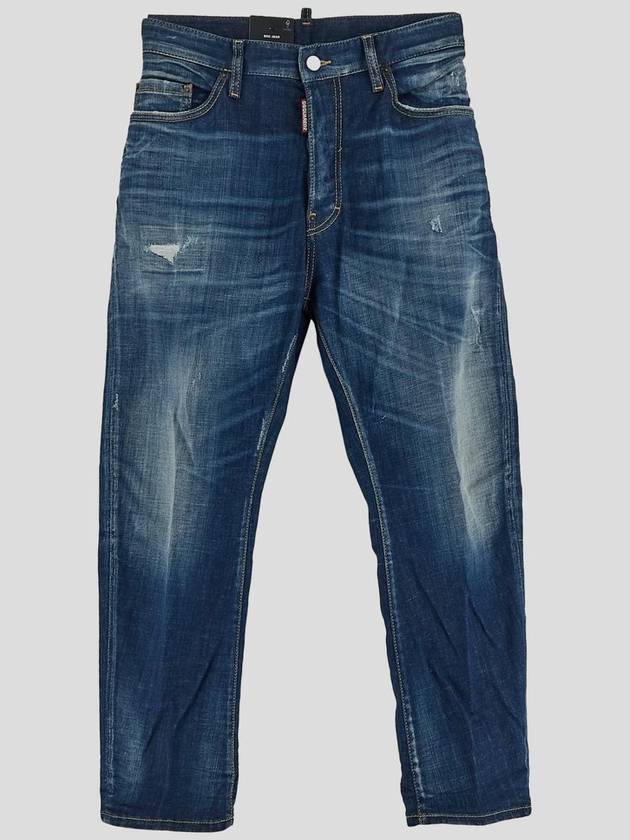 24FW Denim Straight Pants S74LB1576 S30342 470 BLUE - DSQUARED2 - BALAAN 2