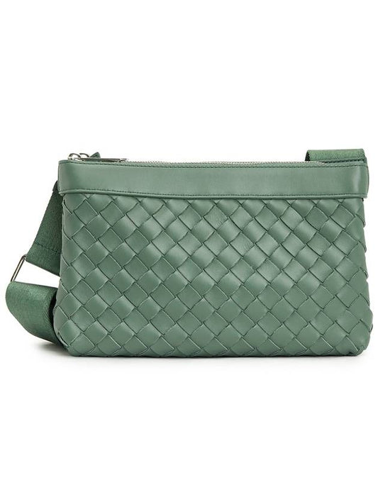 Classic Duo Shoulder Bag Green - BOTTEGA VENETA - BALAAN 2