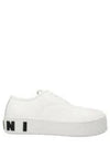 Maxi Logo Low Top Sneakers White - MARNI - BALAAN 1